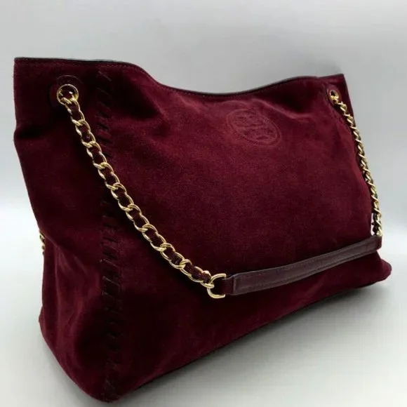 Tory Burch Burgundy Shoulder Bag - Picture 7 of 11